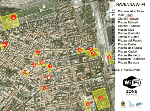 Wi-FI- zone a Ravenna