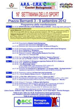 16° Settimana dello Sport
