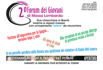 2° Forum dei Giovani di Massa Lombarda