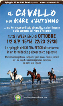A cavallo nel mare d'autunno