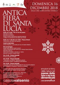 La locandina con il programma