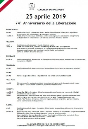 Il manifesto degli eventi