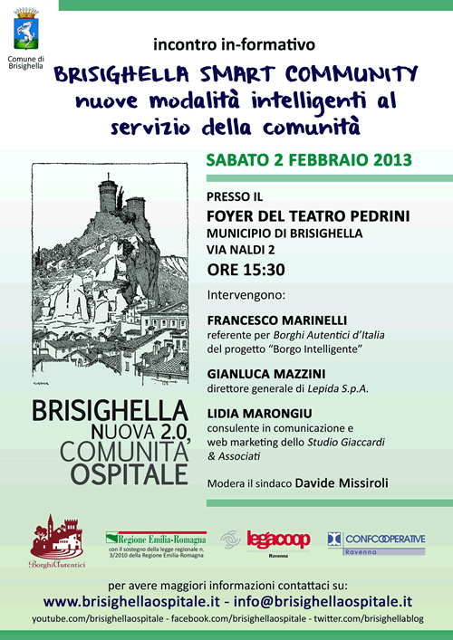 Brisighella Smart Community, nuove modalità e tecnologie intelligenti al servizio della comunità
