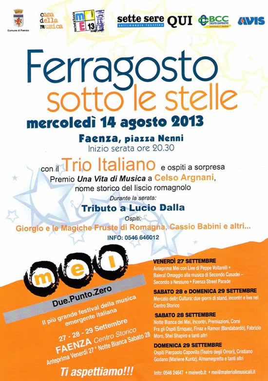 Ferragosto sotto le stelle