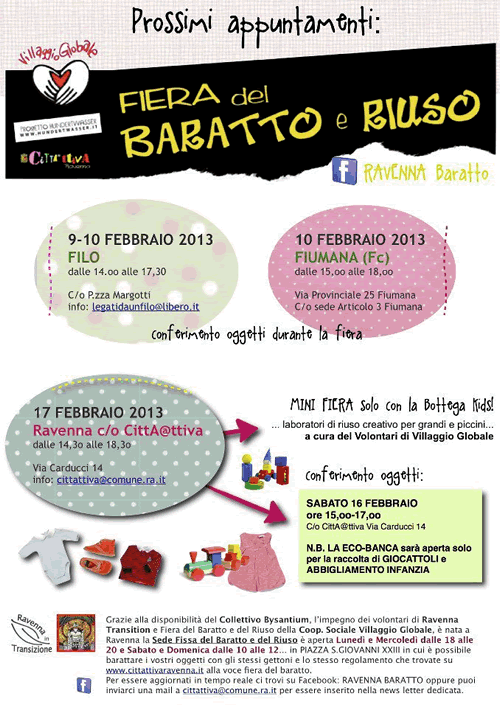 Fiera del baratto e riuso
