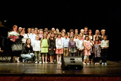 Gli allievi della Scuola comunale di musica di Bagnacavallo e Villanova