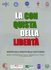 La conquista della Libertà mostra sulla nascita delle costituzioni