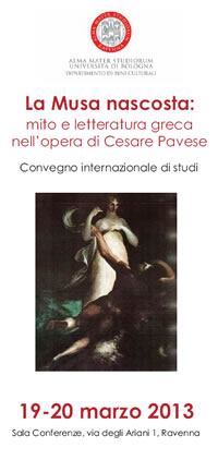 La Musa nascosta: mito e letteratura greca nell’opera di Cesare Pavese
