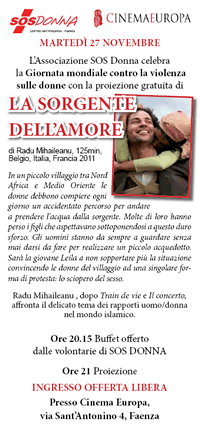 La sorgente dell’amore per SOS Donna
