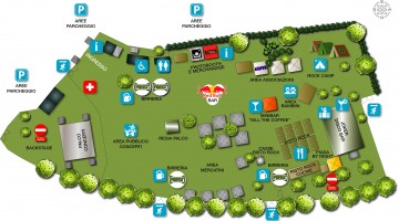 La mappa del parco