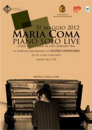 Maria Coma in piano solo live