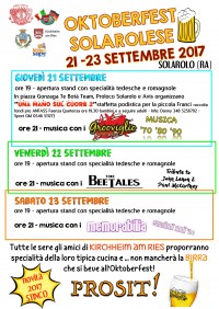 Locandina della festa