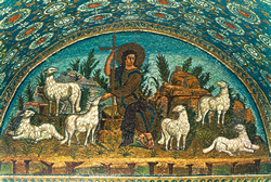 Ravenna - Particola musivo del Mausoleo di Galla Placidia