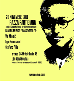 Razza Partigiana  storia di Giorgio Marincola, partigiano nero e italiano