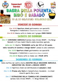 Il programma della festa