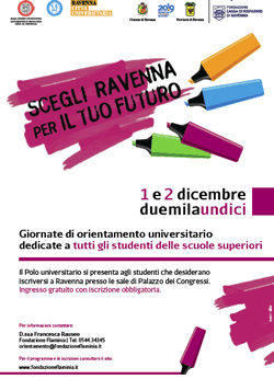 Scegli Ravenna per il tuo futuro