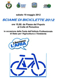Sciame di biciclette