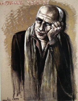 Sergio Vacchi "Ritratto di Testori"