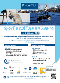 Sport e cultura a 4 zampe