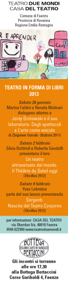 Teatro in forma di libri