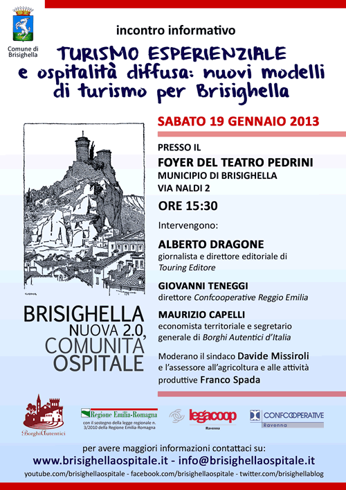 Turismo esperienziale ed ospitalità diffusa: nuovi modelli di turismo per Brisighella