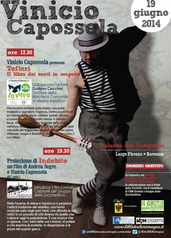 Vinicio Capossela: un libro, un film